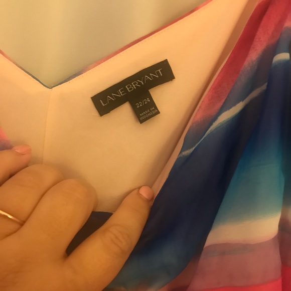 Pretty MultiColor Floor Length Lane Bryant Dress - Picture 3 of 3